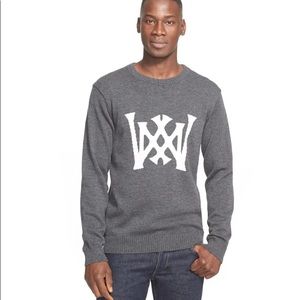 White Mountaineering Intarsia Logo Sweater